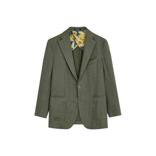 BY CREATIONS Army Green Мужской Бизнес-костюм