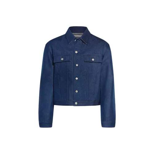 Jacquemus Denim Jacket Men's Dark Blue Джинсовая куртка Jacquemus мужская темно-синяя