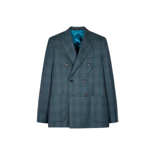 Paul Smith Бирюзовый Мужской Деловые костюмы