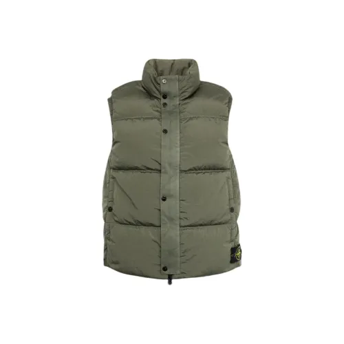 Stone Island Зеленый Мужской Жилеты
