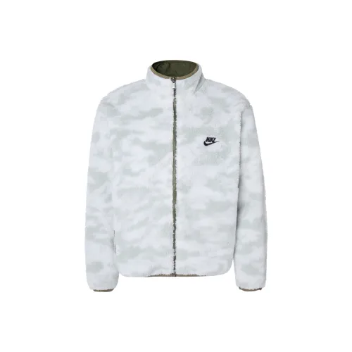 Nike Белый Мужской Бархатные Куртки