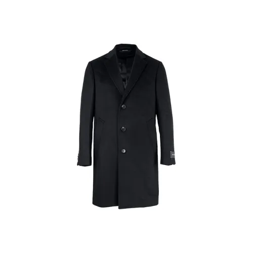 Ermenegildo Zegna Черное Мужское Пальто