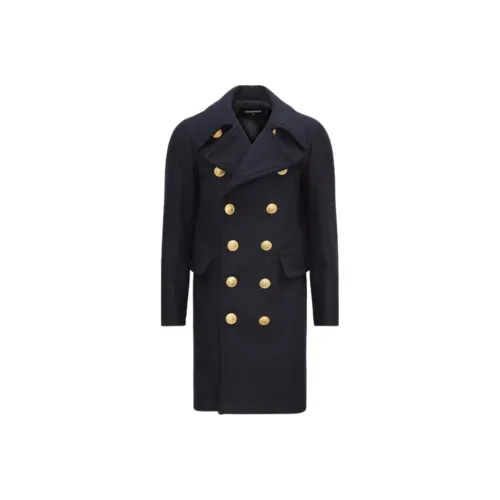 DSQUARED 2 FW22 Пальто Мужское Темно-синий