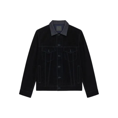 Givenchy FW24 Denim Jacket Men's Dark Blue