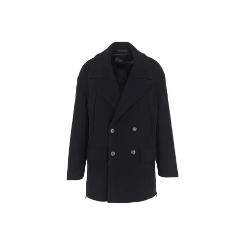 GIORGIO ARMANI Черное мужское пальто