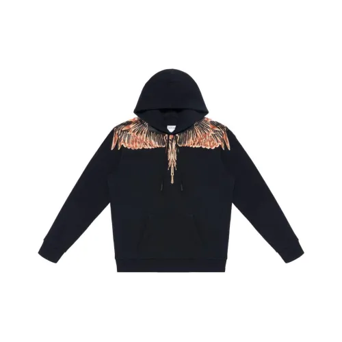 Marcelo Burlon COUNTY OF MILAN SS25 Толстовка Мужской Черный Оранжевый