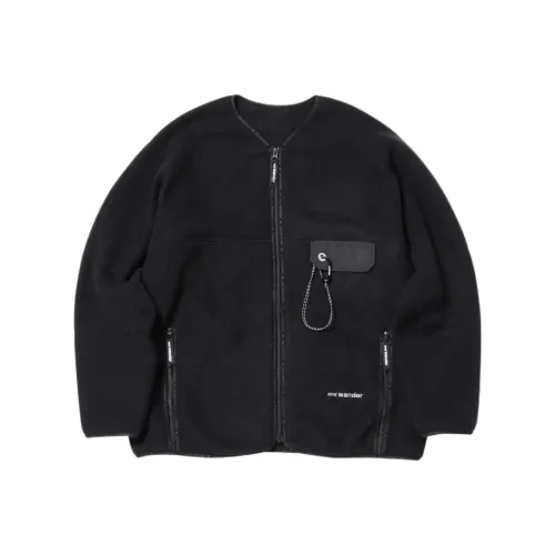 And Wander FW24 Куртки и Пальто Унисекс Черный