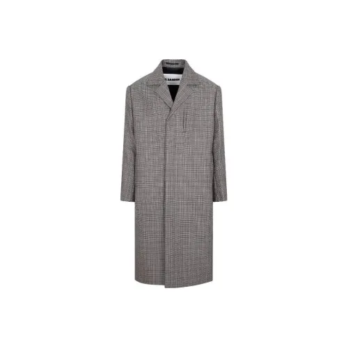 JIL SANDER Серый Мужской Пальто