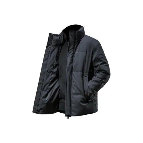 Seasonal Words Пуховик Мужской Черный