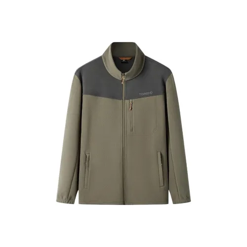 TOREAD Армейский зеленый Темно-серый Мужской Бархатные куртки