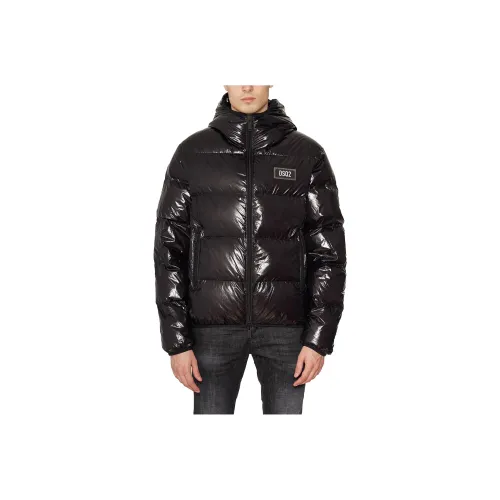 DSQUARED 2 Черный Мужской Пуховик