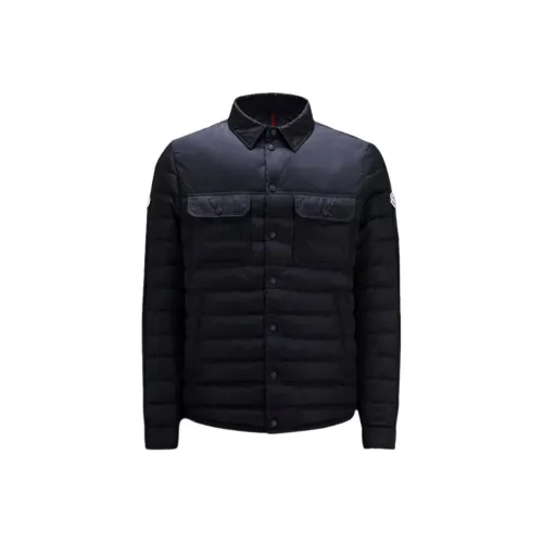 Moncler x GUOJIMILAN LIANMINGKUAN FW23 Пуховик Унисекс Морской синий