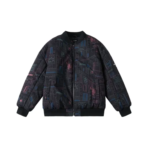 N Max Черный Унисекс Объемные куртки (пуфы)