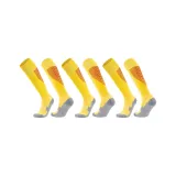 Носки для футбола с длинным голенищем, желтые, упаковка из 3 пар