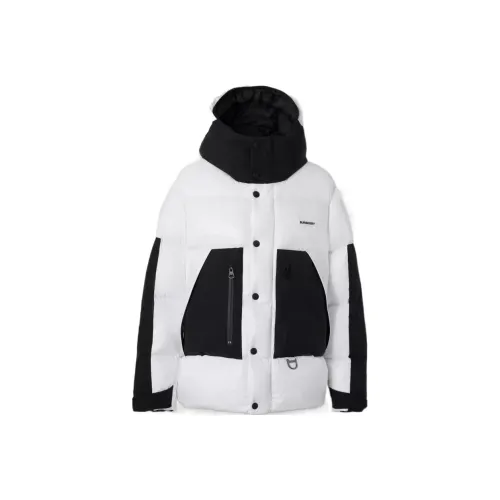 Burberry FW22 Пуховик Мужской Черный Белый