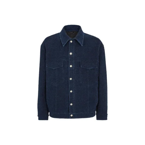 FENDI FW24 Denim Jacket Men's Blue