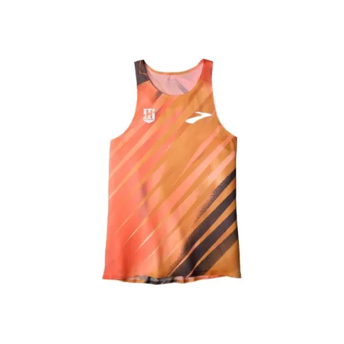 Брэнд Brooks Elite Singlet Майка Мужская Оранжевая