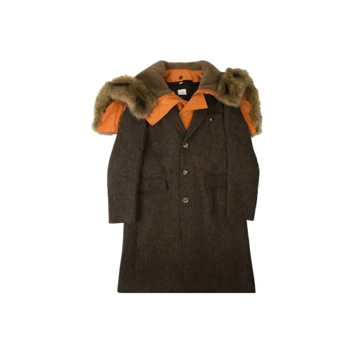 Burberry Коричневое Мужское Пальто