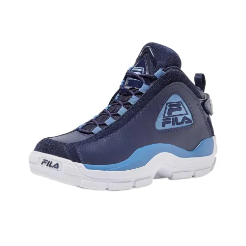 FILA Grant Hill 2 Баскетбольные кроссовки MID Топ Морской синий Белый Мужской