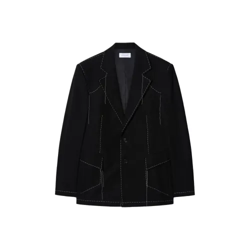 Off Белый Бизнес Костюм Мужской Черный