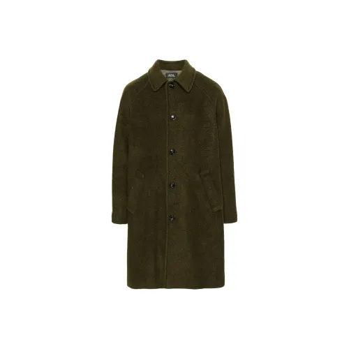 A.P.C. Joint Paragraph Хаки Мужское Пальто
