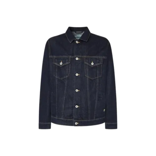 Pepe Jeans Темно-синий Мужские Джинсовые Куртки