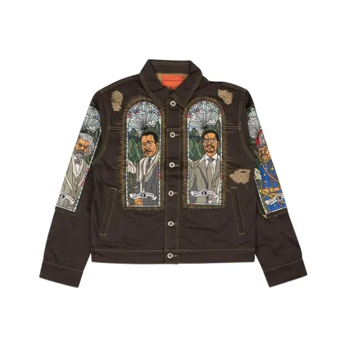 Who Decides War Denim Jacket Unisex Black