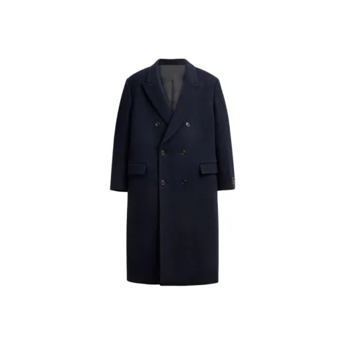 COACH Мужское пальто морского синего цвета