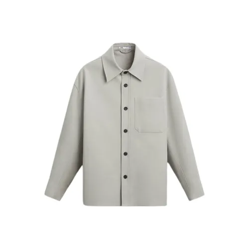 ZARA Бежевый Мужской Куртки