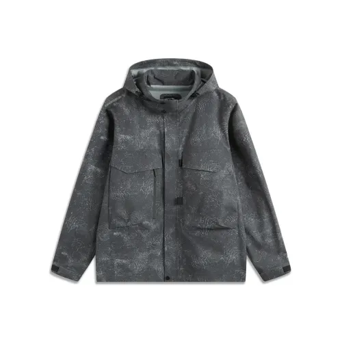 Подкладка Водонепроницаемая и Ветрозащитная Ветровка Унисекс С принтом Etched по всей поверхности