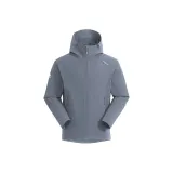 Сосновый туманный синий (Cordura, флисовая подкладка, подмышечные молнии + водонепроницаемый слой, версия с капюшоном)