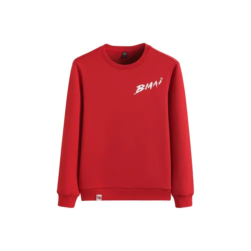 BMAI Спортивный свитшот мужской красный