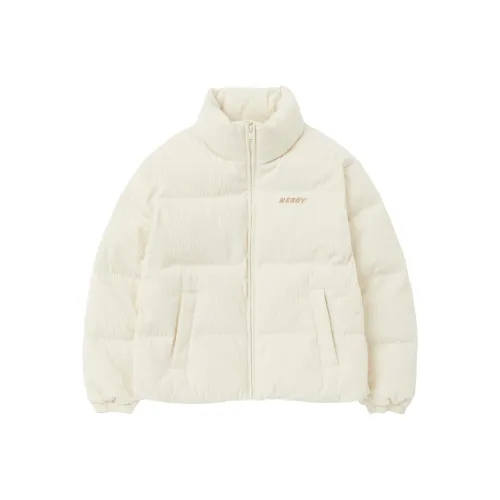 Nerdy Айвори Унисекс Пуховики