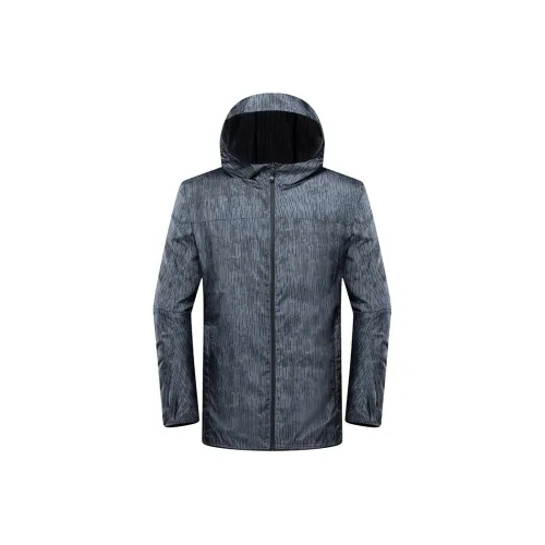 OUTDOOR PRODUCTS Черный узор Мужская одежда для защиты от солнца