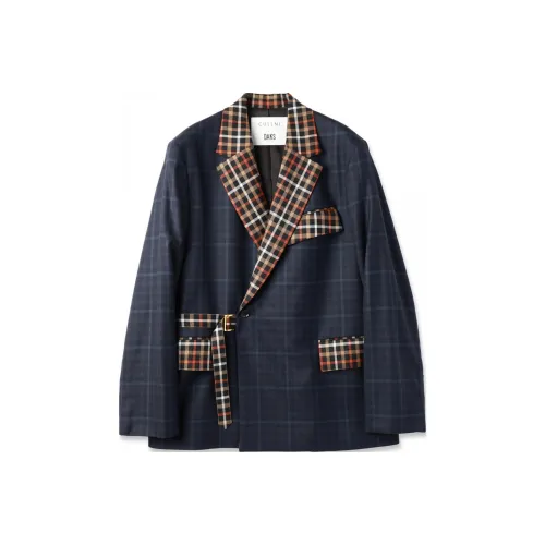 CULLNI x DAKS LONDON FW24 Куртки и пальто унисекс Морской синий