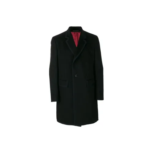 Homme Plissé Issey Miyake Пальто Мужское Темно-синий