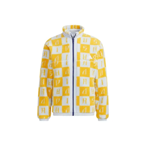 Adidas Куртки и Пальто Мужские Светло-Синий Белый Белый