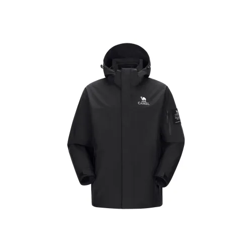 Верблюжий цвет универсальная куртка для всех погодных условий 3-в-1 унисекс