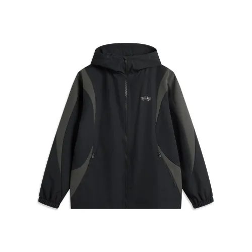 LINING Badfive Куртки и Пальто Мужской Черный Обсидиановый Серый