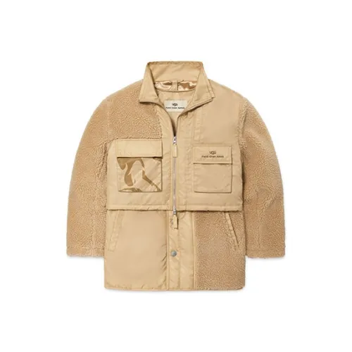 Feng Chen Wang Feng Chen Wang X UGG Co Бренд Куртка Унисекс Экрю