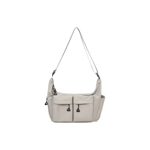 MOK Нейлоновая сумка через плечо унисекс белый черный хаки зеленый