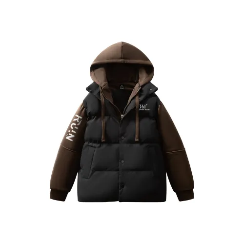 361° Хлопковый пуховик унисекс Супер Черный