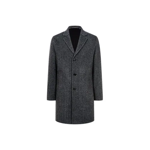 THEORY Серый Мужской Пальто
