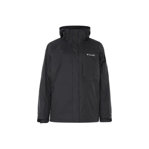 Columbia совместный бренд Hiking Outdoor Поход Городская жизнь Путешествие Коммутирование Cold Wave Термостойкая Ветровка Мужской Черный