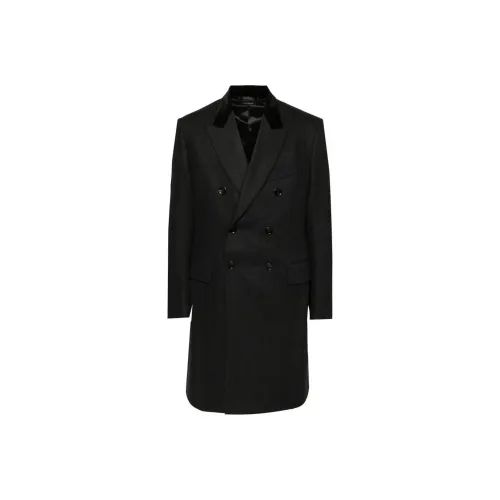 TOM FORD FW24 Пальто Мужское Угольный Серый