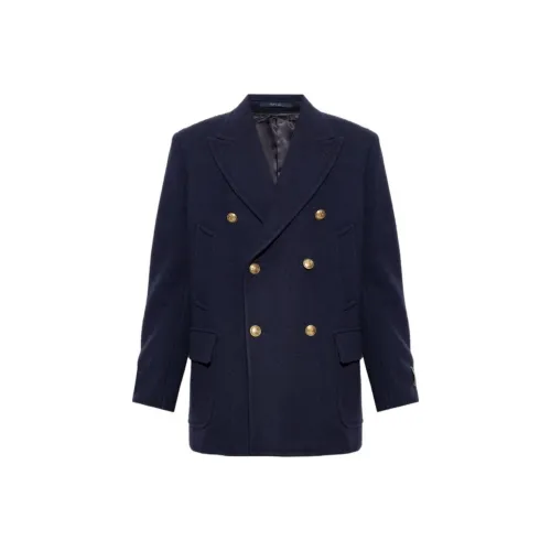 GUCCI FW23 Пальто Мужское Морской Синий