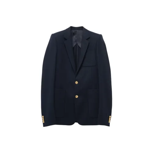 Alexander McQueen FW24 Бизнес-костюм Пальто Мужской Черный