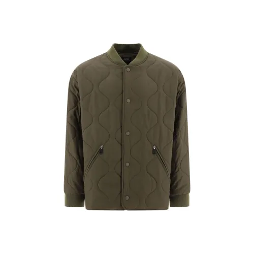 A.P.C SS24 Куртки Пальто Мужской Оливково-зеленый