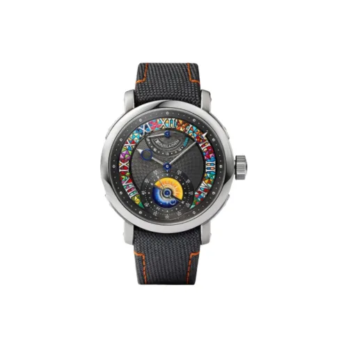 LOUIS VUITTON LV Watch Prize Collection Наручные часы Ручной завод Механизм Кожаный ремешок 40,5 мм Черный циферблат Унисекс