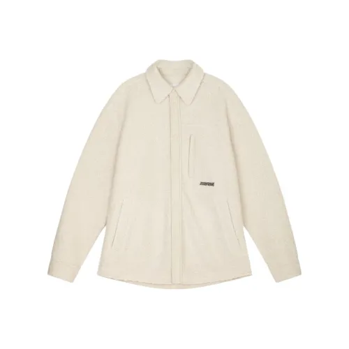 ISABEL MARANT FW23 Пальто Мужское Натуральный Белый